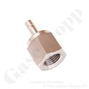 Rohrstutzen RST 3 mm x 1/4" NPT IG - NPT Innengewinde auf Rohrstutzen - Edelstahl