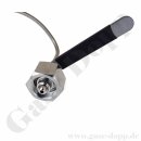 Wendelleitung Rohr Ø 6 mm Edelstahl 300 bar - DIN 477-5 Nr.54 - W30x2" IG ÜM x 1/4" NPT AG - inerte Gase Argon Helium Stickstoff - Länge 900 mm - GCE H27516760