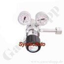 Flaschendruckminderer Pr&uuml;fgas 200 bar 2-stufig bis...