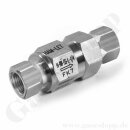 Rohrbruchsicherung Hochdruck Schlauchbruchsicherung Überlaufventil Sicherheitsventil - Eingang 1/4" NPT IG Ausgang 1/4" NPT IG - max. 413  bar - Edelstahl