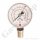 Manometer Ø 50 mm 0 - 160 bar / 100 bar - 1/4" NPT Anschluss (6 Uhr) - Messing verchromt