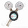 Reinstgasdruckminderer 200 bar - 0,5 bis 50 bar regelbar - 1-stufig - IN / OUT NPT 1/4" IG - 6 Port - Eingang Rechts - FKM - Messing verchromt 6.0 - GCE Druva CPLH0SJ