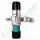 Flaschendruckminderer Helium Xenon 200 bar 2-stufig 0,2 bis 2,0 bar (a) AbsolutDruck regelbar - vakuumtauglich - Anschluss W21,8x1/14" DIN 477-1 Nr.6 - Ausgang KRV 6 mm - FKM - 3 m³/h - Messing verchromt 6.0 - GCE Druva CPLAVDJ