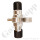 Reinstgasdruckminderer 200 bar - bis 10 bar regelbar - 2-stufig - IN / OUT NPT 1/4" IG - 6 Port - Eingang Rechts - FKM - Edelstahl 6.0 - GCE Druva CSLH0DJ