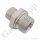 Doppelnippel G 1/4" AG x G 1/2" AG - beidseitig 60&deg; konisch dichtend - 400 bar - Edelstahl