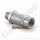 Abblaseventil - Öffnungsdruck 2,0 bar - Eingang 1/4" NPT AG - Ausgang 1/4" NPT IG - Messing verchromt