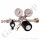 Flaschendruckminderer Kohlenmonoxid CO 200 bar 1-stufig bis 6 bar regelbar - Anschluss W1" LH DIN 477-1 Nr. 5 - Ausgang: 6mm KRV mit Absperrventil - FKM - Edelstahl 6.0 - GCE Druva CSLH0SJ