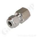 Aufschraubverschraubung gerade - RVS 8 mm x R 1/4"...