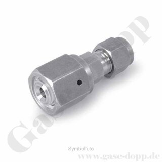 Aufschraubverschraubung - RVS 1/4" x HTC 1/4" IG - HTC HAM-LET - 100 % kompatibel zu VCR 1/4" Swagelok - Edelstahl