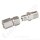 Aufschraubverschraubung vormontiert - RVS 1/4" x 7/16"-20 UNF IG - Schlauchadapter - Edelstahl - HAM-LET