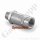 Abblaseventil - Öffnungsdruck 9,2 bar - Eingang 1/4" NPT AG - Ausgang 1/4" NPT IG - EPDM - Messing verchromt