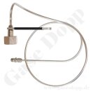 Wendelleitung Rohr Ø 6 mm Edelstahl 200 bar - DIN 477-1 Nr.9 - Sechskantanschluss G 3/4" IG ÜM x 1/4" NPT AG - Sauerstoff synthetische Luft - Länge 900 mm - GCE DRUVA H27436764