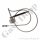 Wendelleitung Rohr Ø 6 mm Edelstahl 200 bar - DIN 477-1 Nr.9 - Sechskantanschluss G 3/4" IG ÜM x 1/4" NPT AG - Sauerstoff synthetische Luft - Länge 900 mm - GCE DRUVA H27436764