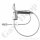 Wendelleitung Rohr Ø 6 mm Edelstahl 200 bar - DIN 477-1 Nr.14 - Sechskantanschluss - M19x1,5 LH IG ÜM x 1/4" NPT AG - Prüfgas Kalibriergas - Länge 900 mm - GCE DRUVA H27448764