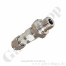 Einschraubverschraubung - RVS 1/16" x G 1/4" AG...