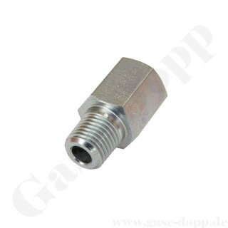 Reduzierung 1/4" NPT AG x 1/4" NPT IG - 420 bar - Stahl