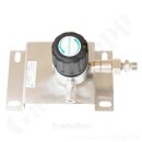 Erweiterungsmodul für Entspannungsstation Links - 1 Flasche - Eingang Links - Anschluss W 21,8x1/14" RH AG - Messing verchromt 6.0 - GCE DRUVA
