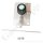 Erweiterungsmodul für Entspannungsstation Links - 1 Flasche - Eingang Links - Anschluss W 21,8x1/14" RH AG - Messing verchromt 6.0 - GCE DRUVA