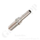 Schlauchverbinder - Rohrstutzen RST 10 mm x 1/4" Schlauchtülle - RST 10 mm x Schlauchanschluss ID Ø 1/4" - Edelstahl