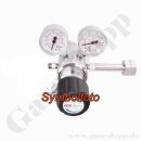 Flaschendruckminderer Pr&uuml;fgas 200 bar 2-stufig 0,2...