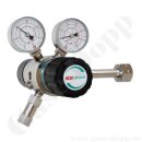 Flaschendruckminderer Pr&uuml;fgas 200 bar 2-stufig 0,1...