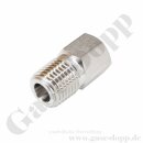 Reduzierung 1/8" NPT AG x G 1/8" IG - 350 bar - Stahl