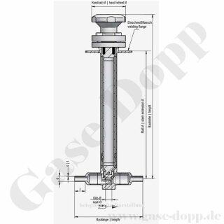 Absperr-Kaltventil - 40 bar - -196°C bis +50°C - IN / OUT Rohrstutzen(Anschweißende) - Edelstaht 6.0 - GCE DRUVA UNIVERS 1200