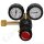 Flaschendruckminderer 200 bar - Wasserstoff Formiergas - 2-stufig - Eingang W21,8x1/14" LH DIN 477 Nr.1 - 0,5 bis 20 bar regelbar - Ausgang G 3/8" LH AG - max. 35 m³/h - Einsatz Laser Plasma Schneidanlagen - Messing - GCE ProStage PS0783131