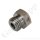 Adapter DIN 477-1 Nr.8 - W1" AG x 1/4" NPT IG - Chlor / Stickstoffmonoxid 200 bar - Edelstahl