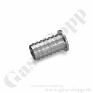 Stützhülse für KRV 4 mm Doppelklemmringverschraubungen und Schläuchen mit ADØ 4 mm - IDØ 2,7 mm - Edelstahl - HAM-LET