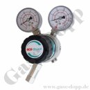 Reinstgasdruckminderer 200 bar - 0,5 bis 3 bar regelbar - 1-stufig - IN / OUT NPT 1/4" IG - 6 Port - Eingang Rechts - Edelstahl 6.0 - GCE Druva CSLH0SJ