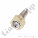 Flaschenanschluss CGA-679 x 1/4" NPT AG - Länge 70 mm - Edelstahl