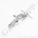 Flaschenanschluss CGA-930 x 1/4" NPT AG - CGA PIN INDEX Yoke - Helium - Edelstahl