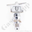 Flaschenanschluss CGA-930 x 1/4" NPT AG - CGA PIN INDEX Yoke - Helium - Edelstahl