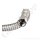 Edelstahlwellschlauch DN12 40 bar - Anschlüsse 3/4"-16 UNF IG ÜM x 3/4"-16 UNF IG ÜM - Sechskantanschluss -  mit Agraffschutzschlauch / Metallschutzschlauch - Gasreinheit 6.0 - für tiefkalten flüssigen Stickstoff geeignet - Länge 1,5 m