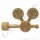 Flaschendruckminderer Stickstoff inerte Gase 300 bar 1-stufig bis 300 bar regelbar - Anschluss W30x2 DIN 477-5 Nr.54 - Ausgang M14x1,5 AG = S6 - Messing 4.5 - GASARC TECH MASTER GPS421