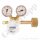 Flaschendruckminderer Stickstoff inerte Gase 300 bar 1-stufig bis 300 bar regelbar - Anschluss W30x2 DIN 477-5 Nr.54 - Ausgang M14x1,5 AG = S6 - Messing 4.5 - GASARC TECH MASTER GPS421