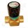 Regulierventil mit Absperrfunktion Membranventil - 50 bar - IN / OUT 1/2" NPT IG - 2 Ports - DN8 Ventil bis 100 m³ - Messing 6.0 - GCE DRUVA