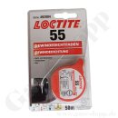 PTFE - Teflon Gewindedichtfaden DVGW ÖVGW LOCTITE 55, 50m