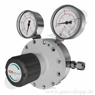 Leitungsdruckminderer bis 1300 mbar regelbar - Eingang max. 40 bar Rechts - 1-stufig - IN / OUT 1/4" NPT IG - 6 Port - EPDM - Edelstahl 6.0 - GCE Druva LSBPVSJ