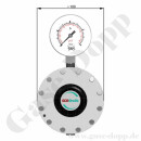 Leitungsdruckminderer 10 - 250 mbar regelbar - Eingang max. 12 bar Rechts - 1-stufig - IN / OUT 1/4" NPT IG - 4 Port - FKM - Edelstahl 6.0 - GCE Druva LSBPVSF