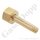 Flaschenanschluss Stickstoff - DIN 477-1 Nr.10 - W24,32x1/14" IG x 1/4" SAE AG - mehrteilig gedichtet - Messing / Stahl - 200 bar