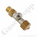 Adapter T-St&uuml;ck G 3/4" AG x G 1/4" IG x G...