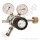 Flaschendruckminderer Helium 200 bar 2-stufig bis 3,0 bar regelbar - Anschluss W21,8x1/14" DIN 477-1 Nr.6 - Ausgang 1/4" KRV - Messing verchromt 6.0 - GCE Druva CPLH0DJ