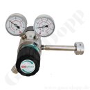 Flaschendruckminderer Pr&uuml;fgas 200 bar 2-stufig 0,1...
