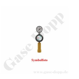 Leitungsdruckminderer bis 8 bar regelbar - Eingang max. 60 bar Rechts - 1-stufig - IN / OUT 3/8" NPT IG- 4 Port - mit Sicherheitsüberdruckventil - 100 m²/h - FKM - Messing 5.0 - GCE Druva Tec LMTH0SF Sondermontage
