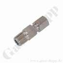 Reduzierung 1/4" NPT AG x G 1/8" IG - 350 bar -...