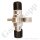 Flaschendruckminderer Sauerstoff Synthetische Luft 300 bar 2-stufig - bis 10 bar regelbar - Anschluss W30x2" DIN477-5 Nr.59 - Ausgang 1/4" KRV - 6 Port - Eingang Rechts - Messing verchromt 6.0 - GCE Druva CPLH0DJ