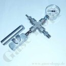 Anschlusskreuz-Stück - 1 x Aussengewinde 1/4"...