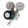 Flaschendruckminderer Prüfgas 200 bar 1-stufig bis 50 bar regelbar - Anschluss M19x1,5 LH DIN 477-1 Nr.14 - Ausgang 6 mm KRV - FKM - 20 m³/h - Edelstahl 6.0 - GCE Druva CSLH0SJ